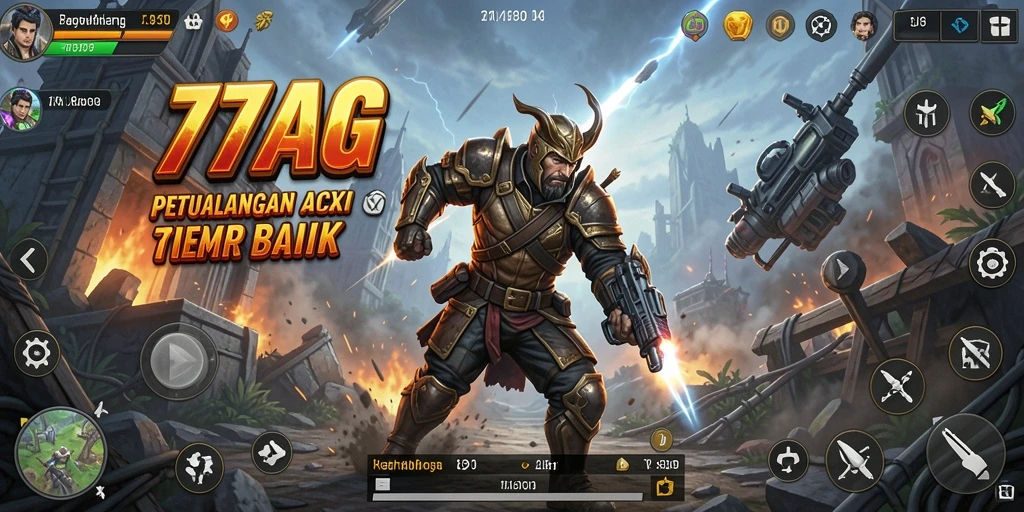Tampilan gameplay mengesankan dari 77AG dengan aksi seru.
