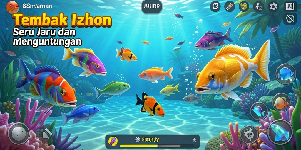 Screenshot dari gameplay menarik Tembak Ikan di 88IDR.