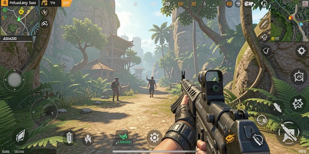 Gameplay seru ASIA200 yang penuh aksi dan tantangan.