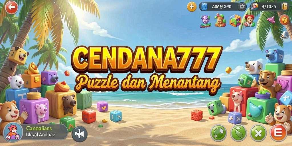 Screenshot gameplay CENDANA777 menunjukkan serunya bermain puzzle.