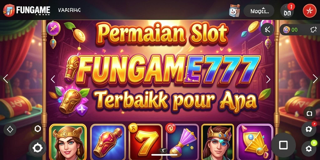 Tampilan menarik dari gameplay FUNGAME777 yang memukau.