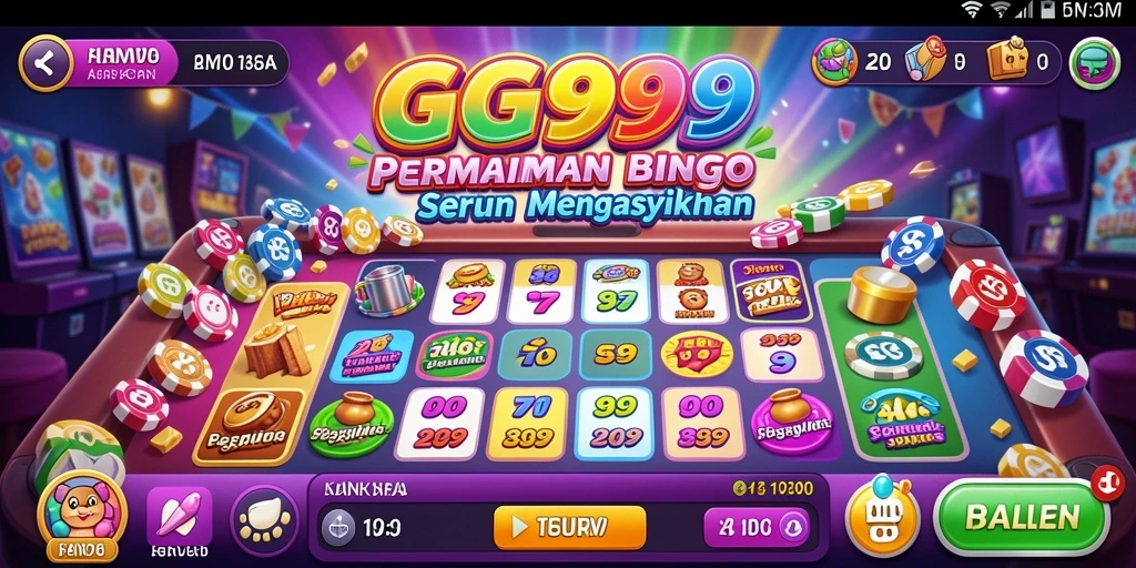 Tampilan gameplay GG999 yang menarik dalam permainan Bingo.
