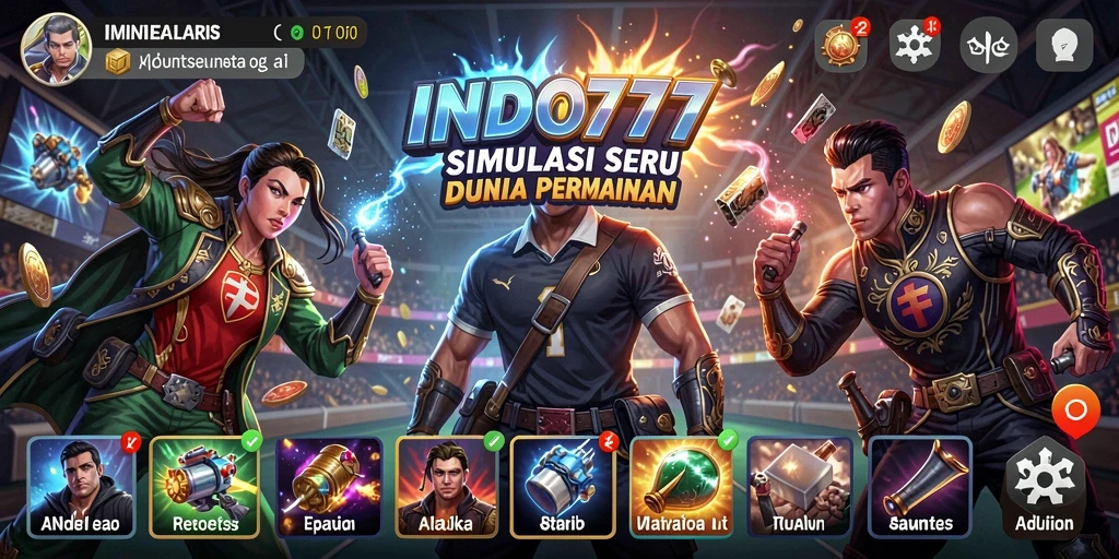 Tangkapan layar gameplay INDO777 yang seru dan interaktif.