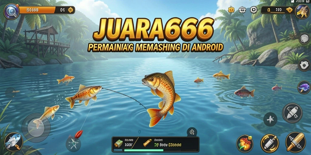 Tampilan menarik gameplay JUARA666 dengan aksi memancing yang seru.