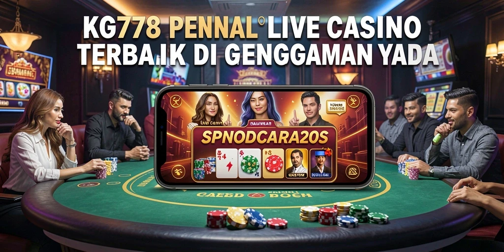Tampilan menarik dari gameplay Live Casino di KG778 yang memukau.