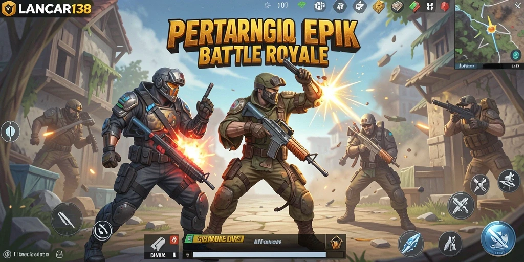 Menampilkan aksi menegangkan dalam pertempuran Battle Royale LANCAR138.