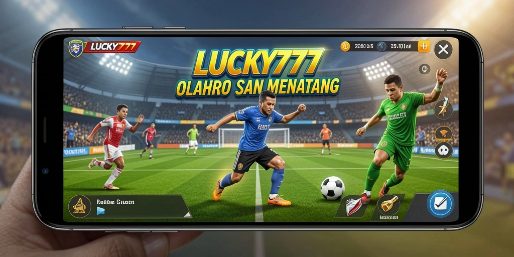 Tampilan keren gameplay olahraga di LUCKY777.