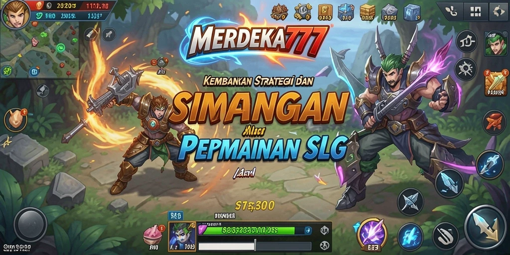 Tampilan menarik gameplay SLG dari MERDEKA777.