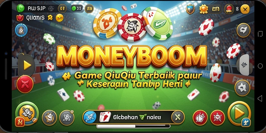 Tampilan gameplay MONEYBOOM yang menegangkan dan menarik.