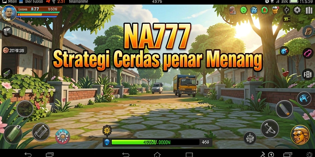 Tangkapan layar NA777 yang menunjukkan aksi strategi yang mendebarkan.