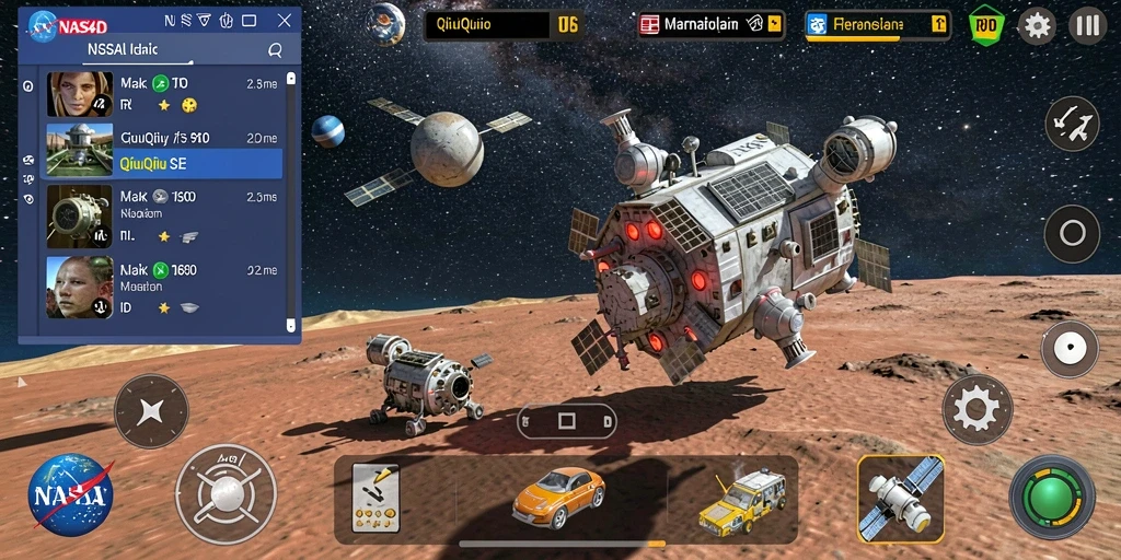 Tangkapan layar gameplay QiuQiu yang menarik di NASA4D.