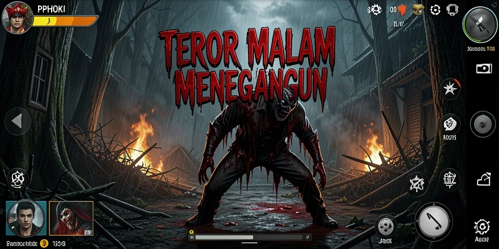 Gameplay PPHOKI yang menakutkan dan mendebarkan.