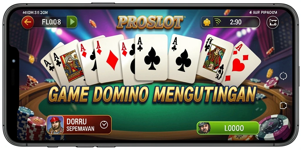 Screenshot gameplay PROSLOT yang menunjukkan keseruan dalam bermain Domino.