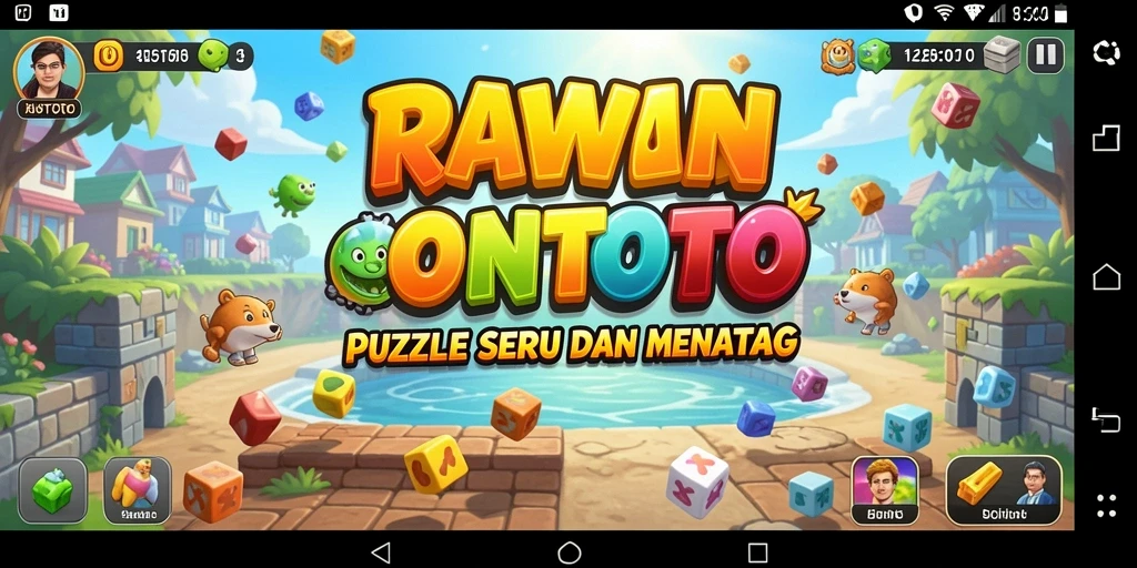 Tampilan gameplay RAWONTOTO yang menantang dan menarik.