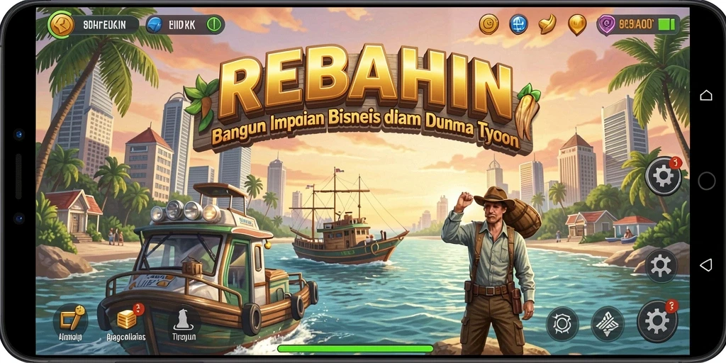 Tampilan menarik dari gameplay REBAHIN yang memukau.