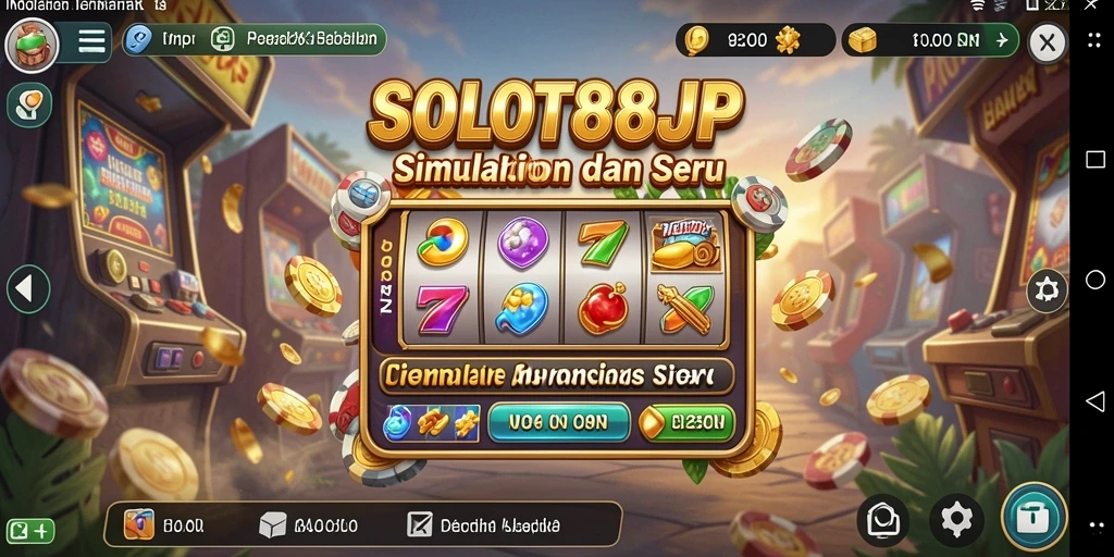 Screenshot menunjukkan gameplay SLOT88JP yang mengasyikkan dan dinamis.
