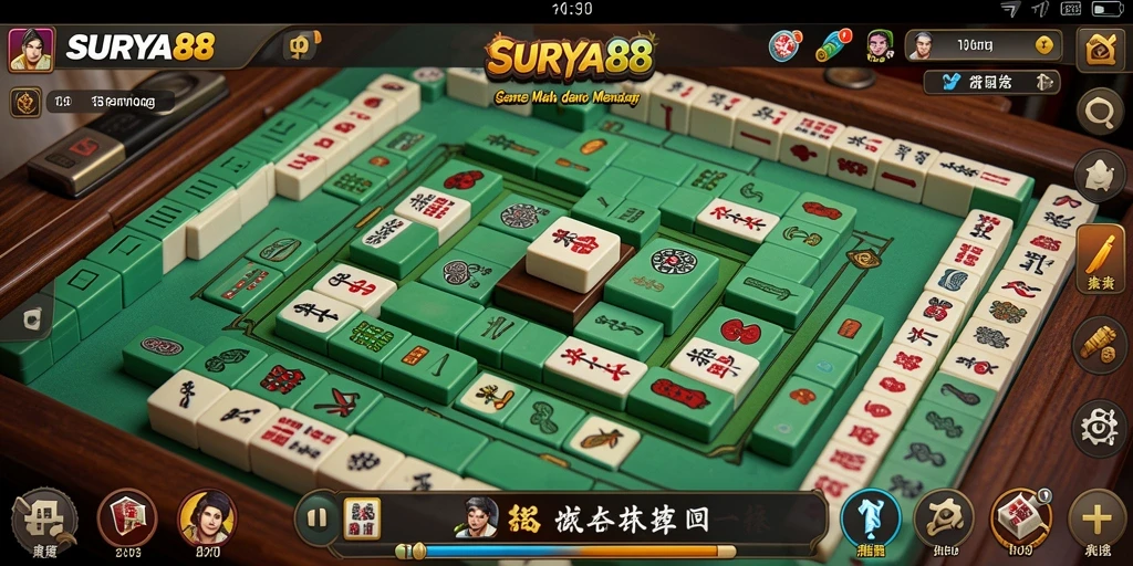 Tampilan gameplay menarik dari <strong>SURYA88</strong> yang memikat para pemain Mahjong.