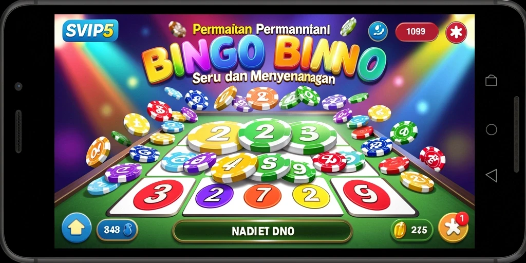 Tampilan gameplay seru dalam SVIP5 dengan suasana Bingo yang meriah.