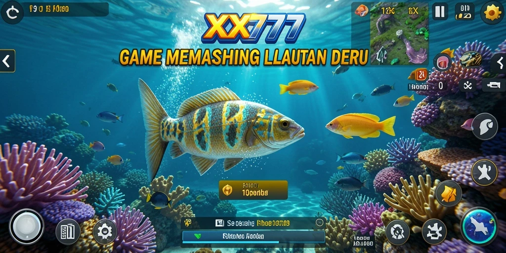 Tangkapan ikan besar dalam gameplay XXX777 yang mendebarkan.